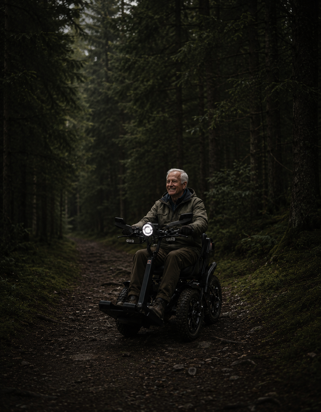 All terrain outdoor electric wheelchair